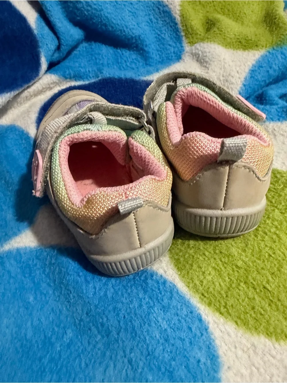 OshKosh B'gosh Pastel Pink, Lavender & Mint Toddler Sneakers